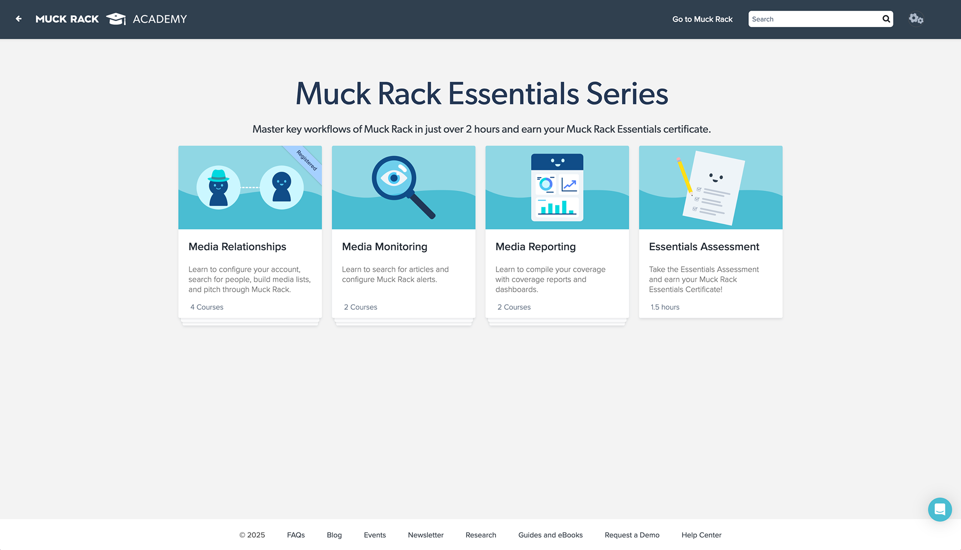 LMS experience and course interface